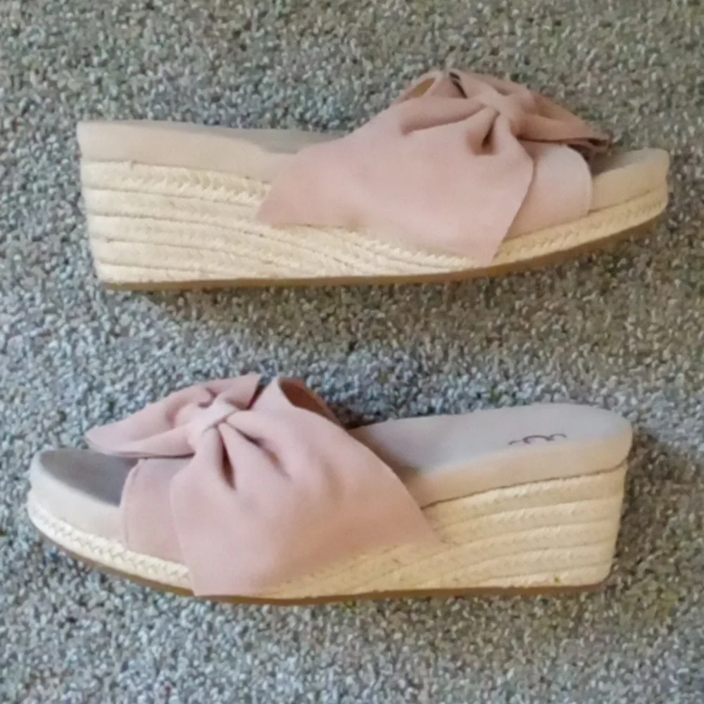 Ugg Blush Jaycee Arroyo Espadrille Wedge Slide Sandal NWOB